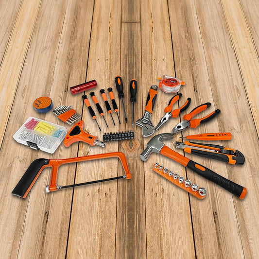 iBELL 145-Piece Tool Kit (iBELLTB145-9) – Orange/Black